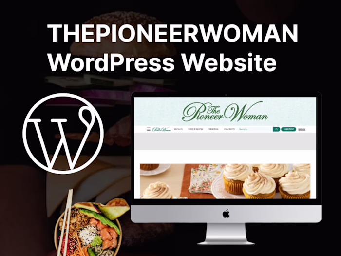 The Pioneer Woman | Wordpress Website