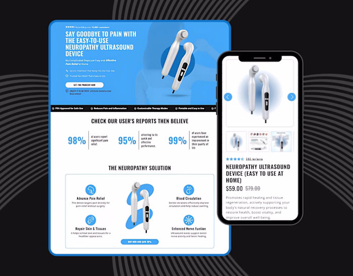 Shopify One-Product Store Homepage Design Using Replo