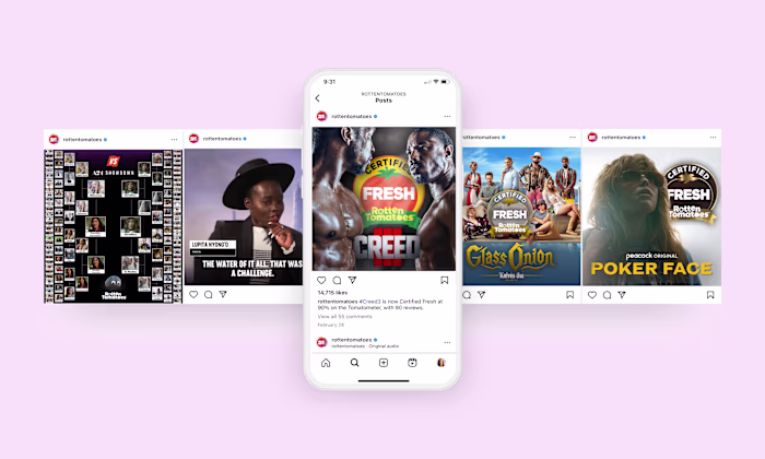 Rotten Tomatoes Social Media Design