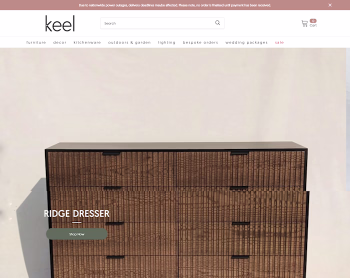 Shopify Store - Furniture