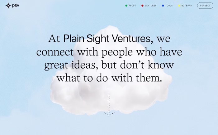 Plain Sight Ventures branding & website