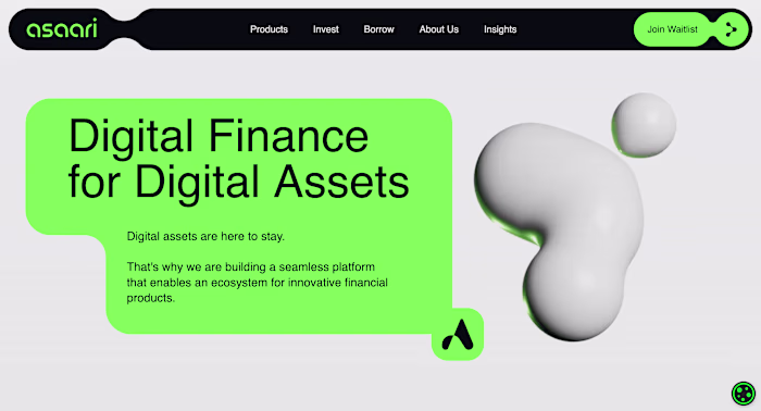 Asaari - Interactive WebFlow Website