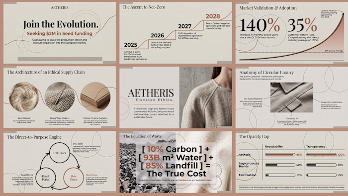 Vintage Style Presentation Design