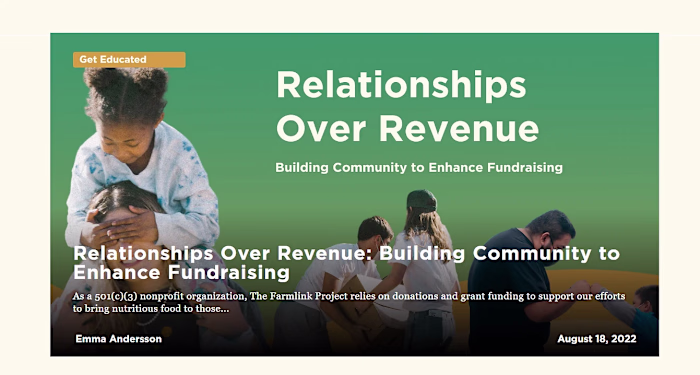 Social Media & Graphic Design | The Farmlink Project