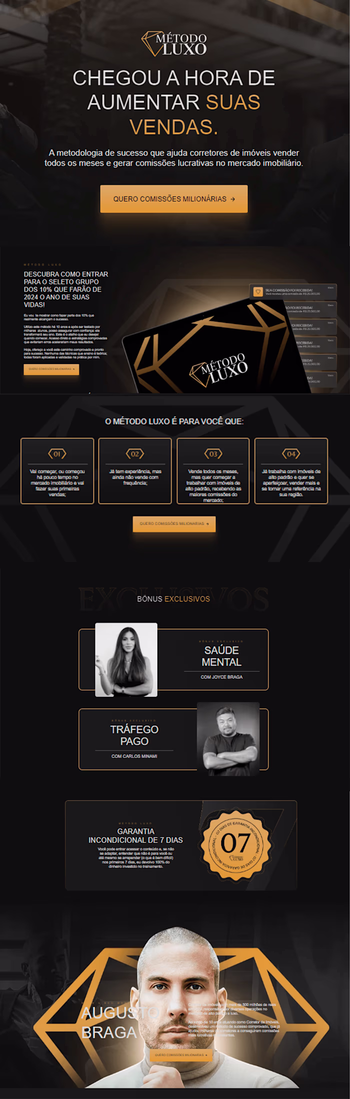 Infoproduct | Landing Page Design Development | Implementation
