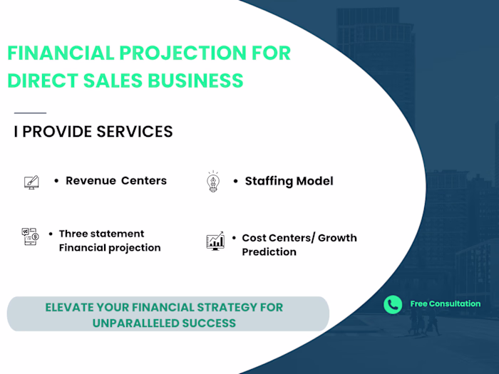 You will get a Financial Projection for Direct Sales Business