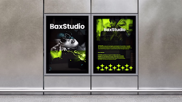 BaxStudio | Brand Identity | Tech Branding | Logo | Studio Brand