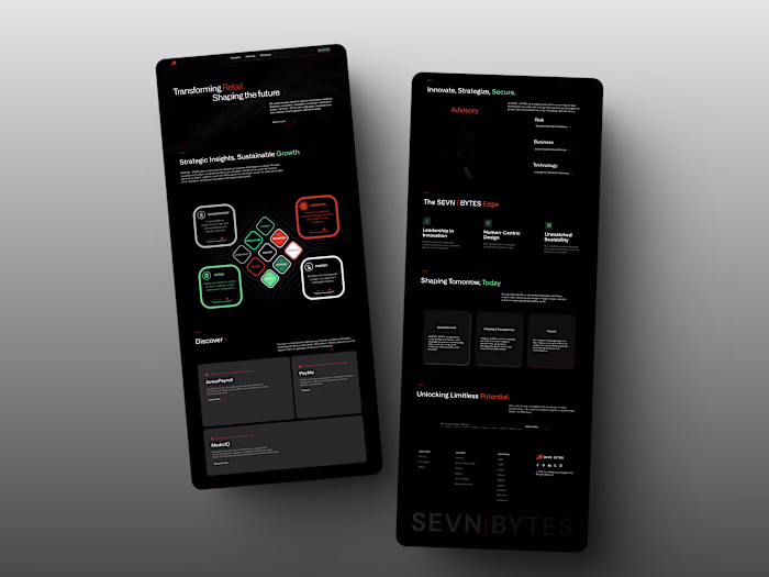 SevnBytes Website Design
