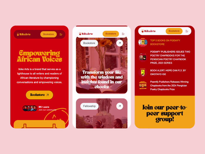 Ikike Arts – Custom WordPress Website with Elementor Pro