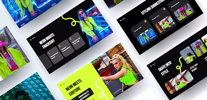 Fashion Pitch Deck Design for Neora