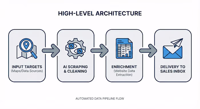Automated Lead Scraping and Enrichment System