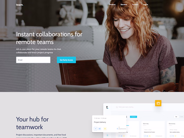 Team App | Website form & CMS functionalities included