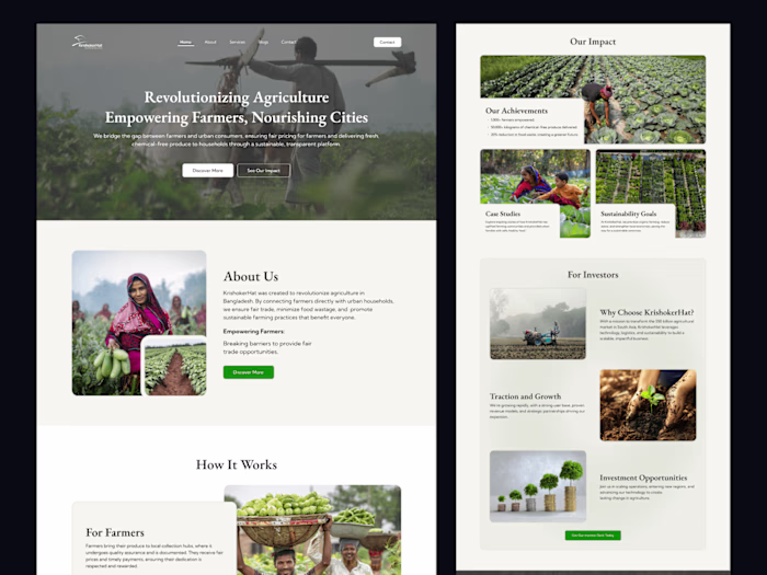 AgriTech App and Website Design