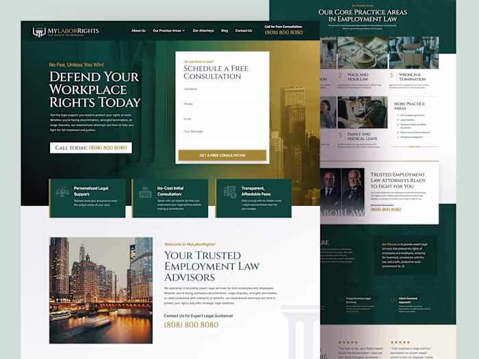 Logo & Website Design for Law Firm