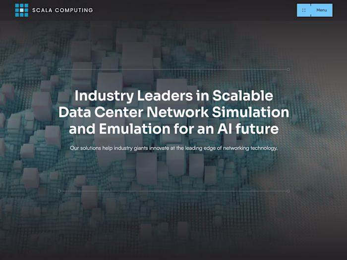 Scala Computing's text-rich site