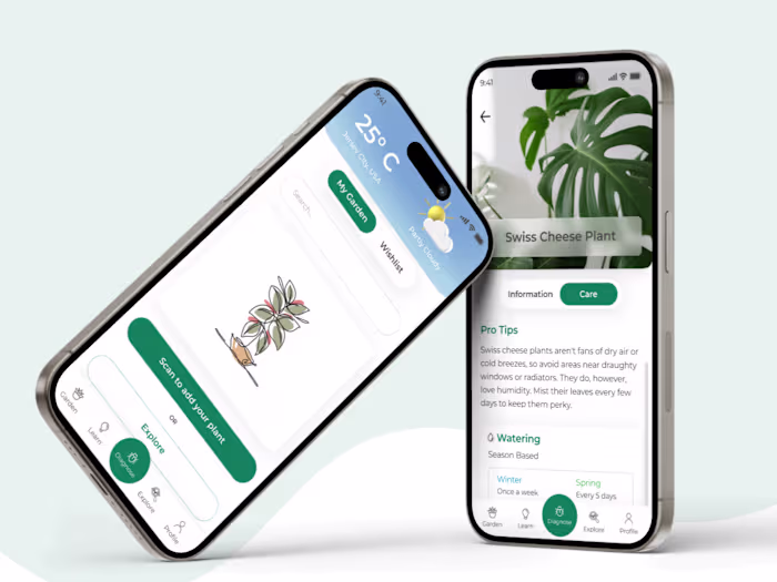 PlantLife – Smart Plant Care App Product Design