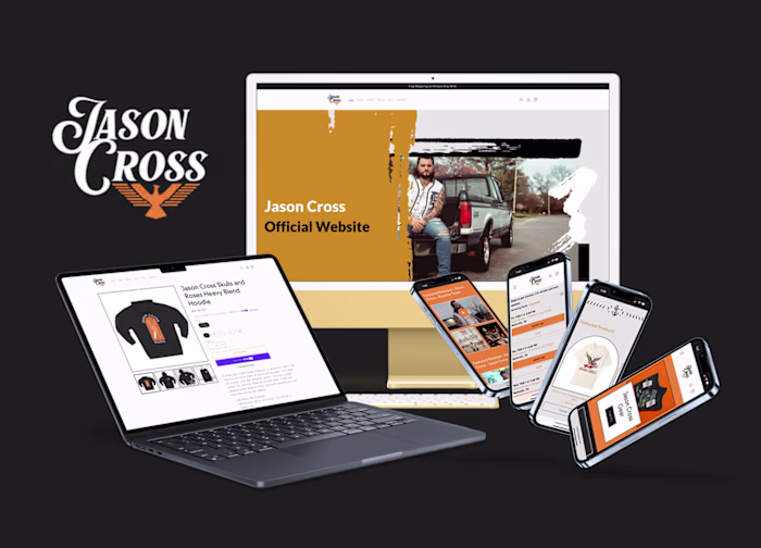 Jason Cross Music - Web / Brand / Product Design