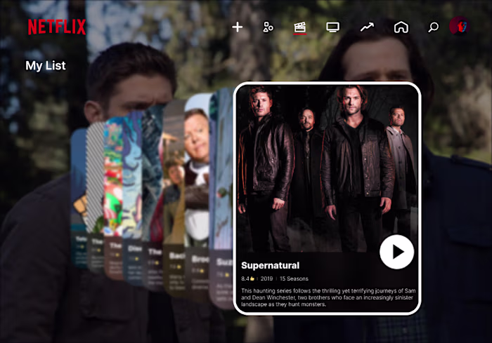 Day 025 — TV App | 100 days UI challenge