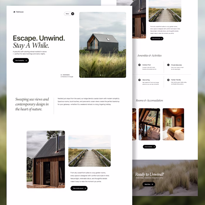 Tidehouse - Website Design