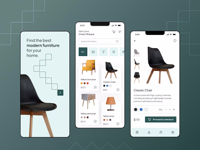 Clean and Minimalist Mobile App