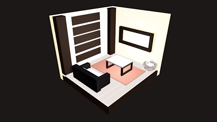 Living Room 3D Model
