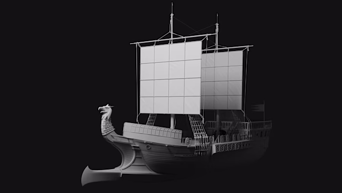 Byzantine Battleship - 3D Model