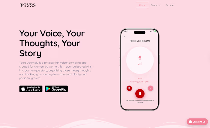 AI Powered Voice Journaling Mobile Application https://yours...