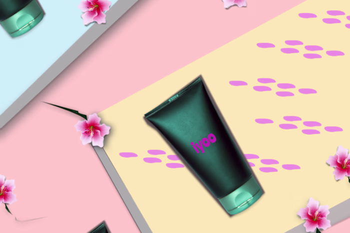 Mock Up Branding For Lotion Brand