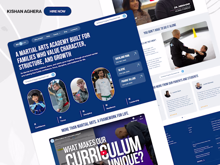 Figma to Webflow Conversion for The Koma