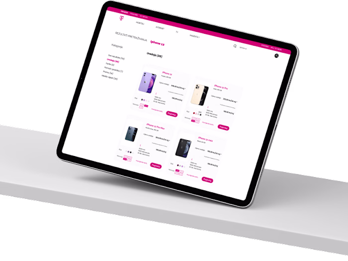 Search flow redesign