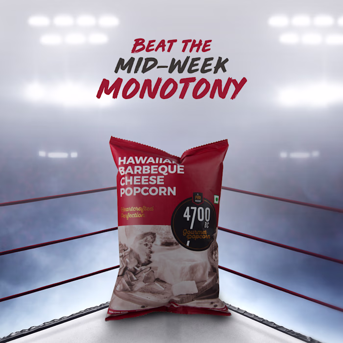 4700 BC popcorn social media posts