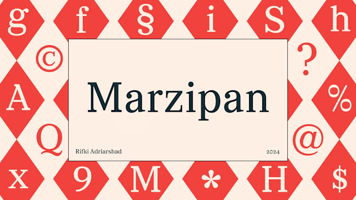 Marzipan | Font Design