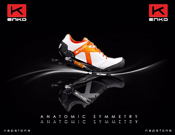Enko Running Shoes - 'Anatomic Symmetry' Ad Campaign