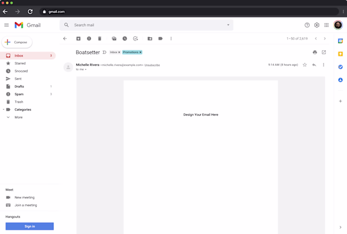 Boatsetter Email Marketing System