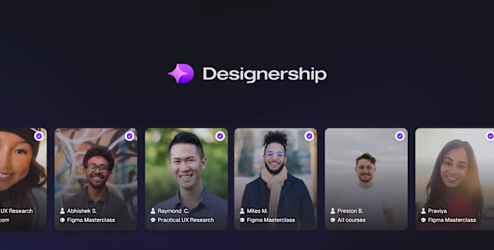 Launching a UX Design Education Platform — Designership