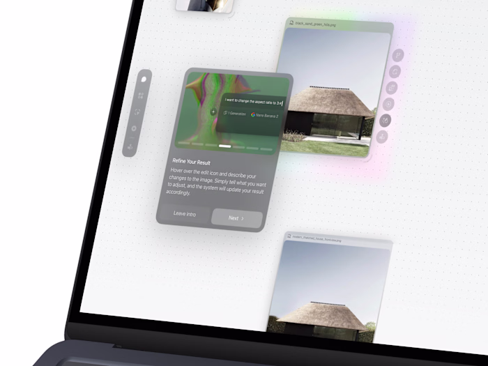 Onboarding Tutorial for AI Canvas