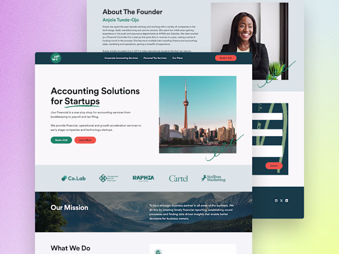 Jixx Financial | Branding, Web Design & Webflow Development