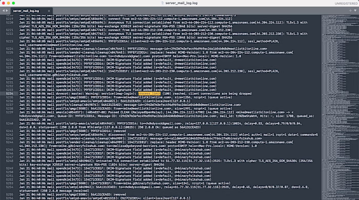Mass Email Server Fixed - IMAP Issue