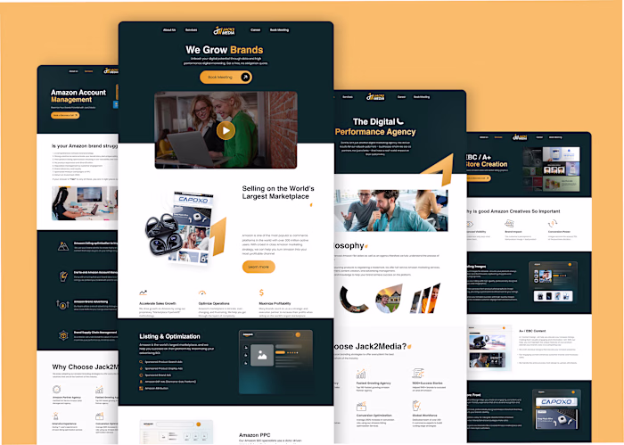 Jack2Media | Marketing Agency Website | Webflow