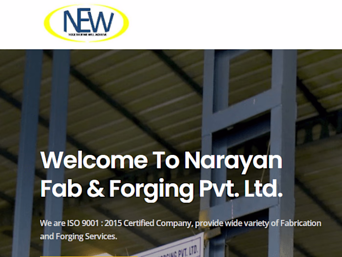 Narayan Fab And Forging Pvt. Ltd. – Together We Will Achieve…
