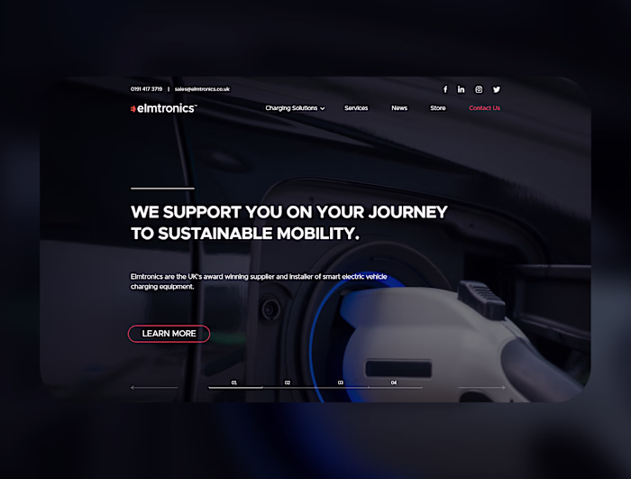 Elmtronics web design