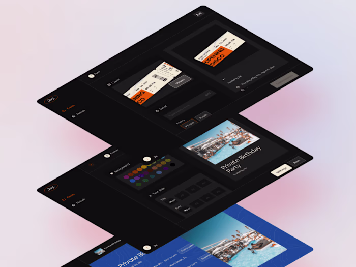 Jay - event planning web app