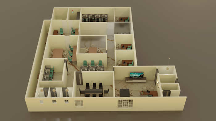 Modern Office Layout Design