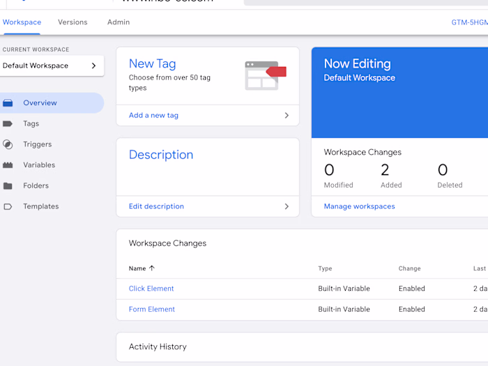 Google Tag Implementation & Custom Conversion Tracking