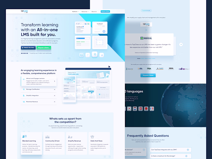 TopClass: Full Web Redesign and UX Overhaul