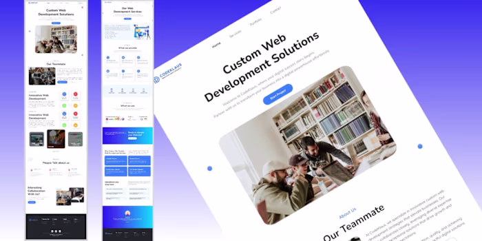 CodeKlause - Custom Web
Development Solutions Agency