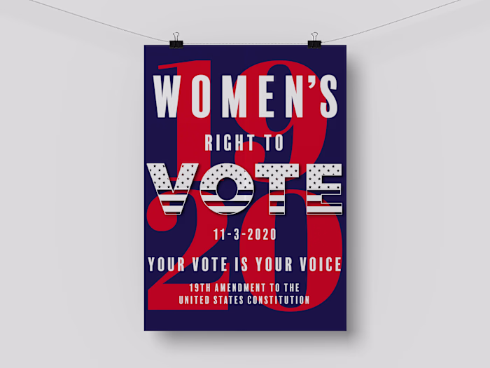 Women’s Right to Vote Poster — Knight Owl Studio