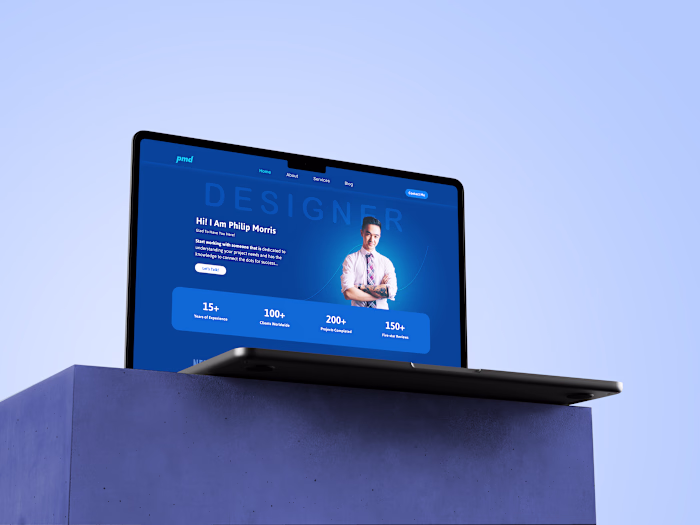 PMD - Personal Website Design | Landing Page