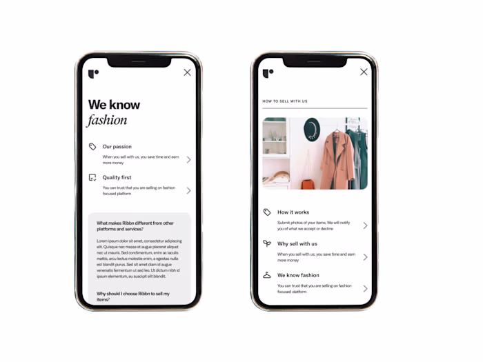 Seller account app — Olha UX