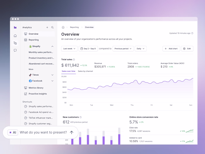 Redefining Data Interaction: Designed an AI-first Data Conv